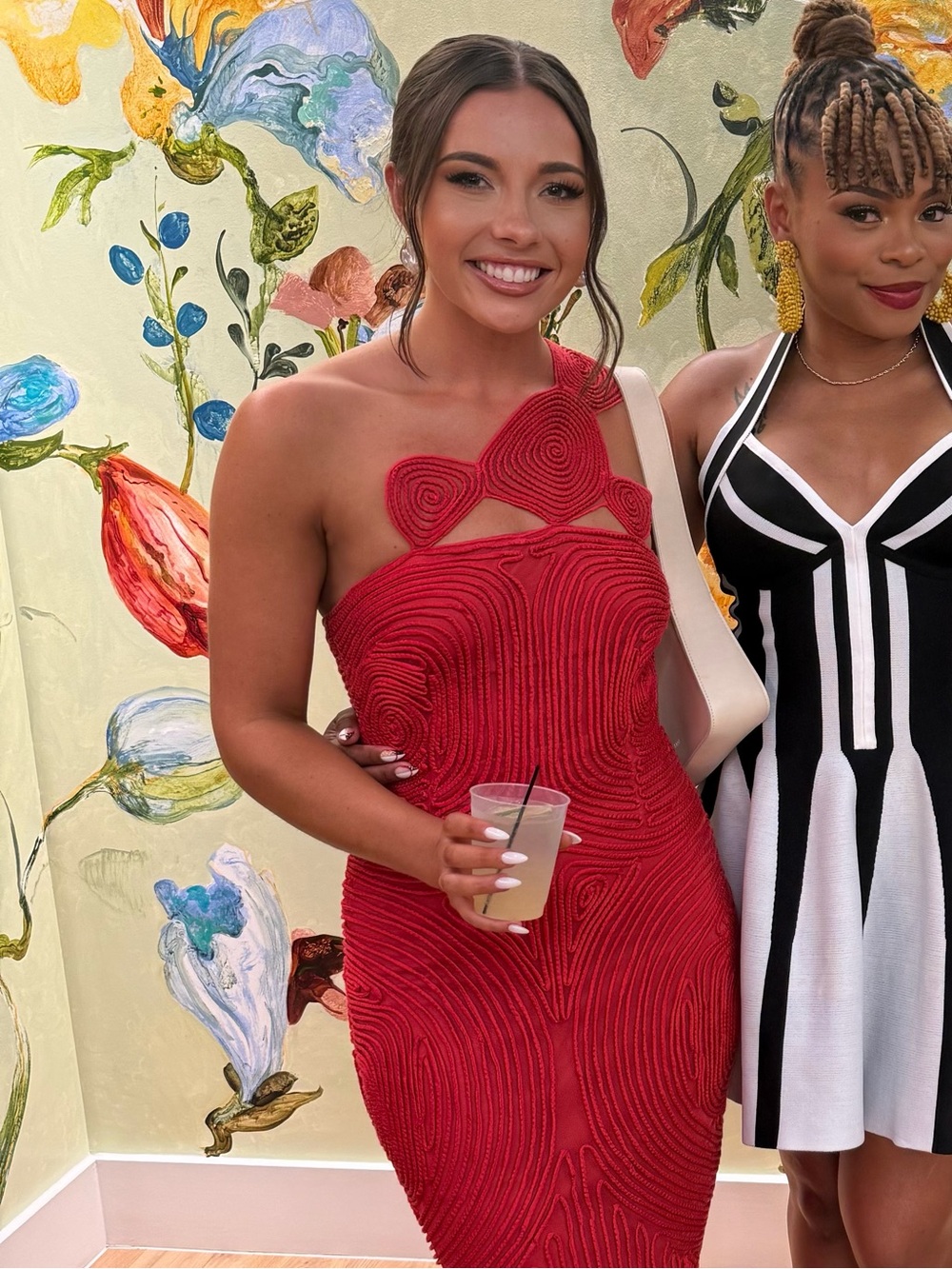 ASOS Red One-Shoulder Dress - Picture 3 of 4